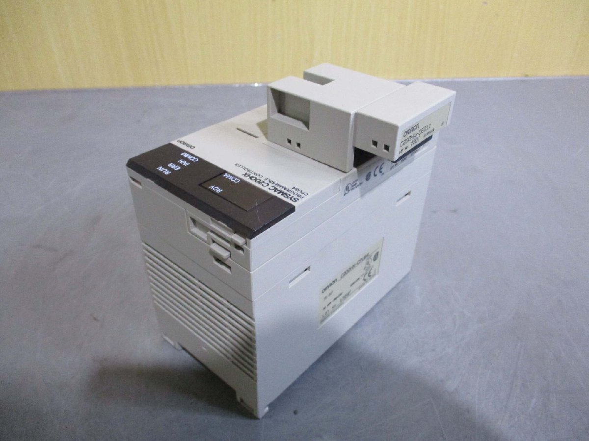 中古 OMRON CPU UNIT C200HX-CPU64/C200HW-CE011 (BAMR60309B147)_画像7