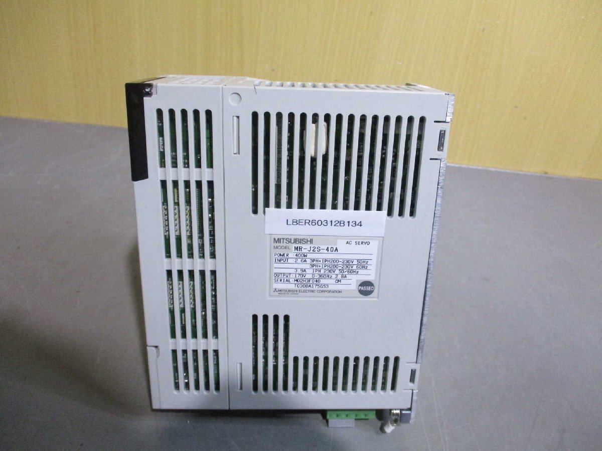 中古 MITSUBISHI AC SERVO MR-J2S-40A AC サーボアンプ 400W 中古 MITSUBISHI AC SERVO MR-J2S-40A AC サーボアンプ 400W