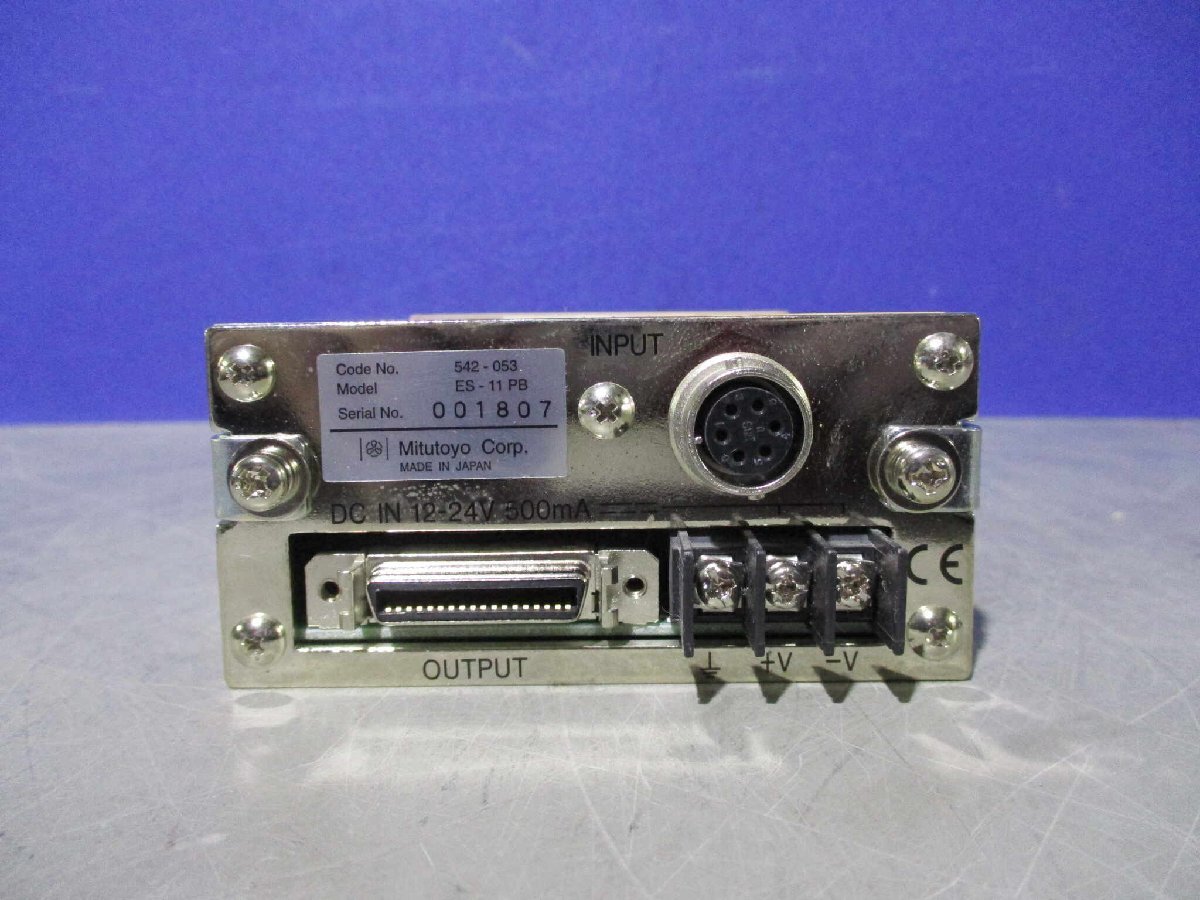 中古 MITUTOYO ES-11PB 通電OK (JAER60312B124)_画像3