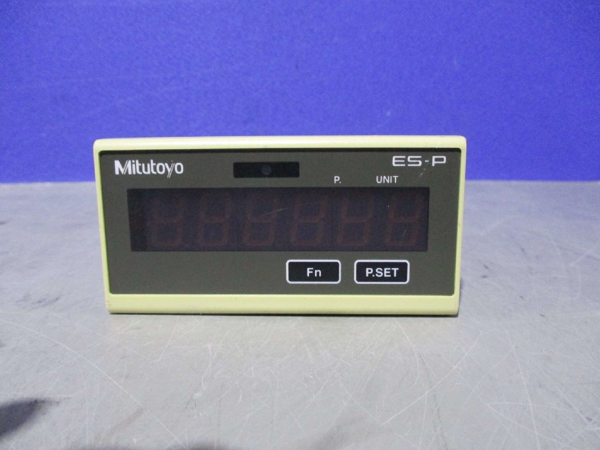 中古 MITUTOYO ES-11PB 通電OK (JAER60312B125)_画像5