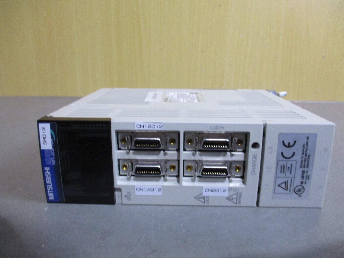 中古 MITSUBISHI AC SERVO MR-J2S-10A AC サーボアンプ(LBFR60220B100)_画像6