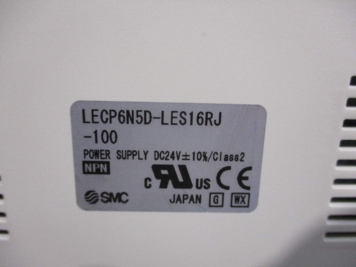 新古SMC Controller (Step Data Input Type) LECP6N5D-LES16RJ-100(NABR60321A016)_画像4