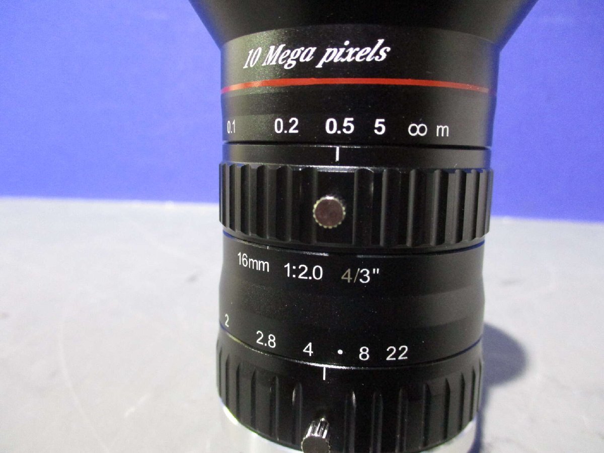 新古Hikrobot Industrial Lens SA1620M-10MP 16mm 10MP FA Lens(NADR60321D175)_画像8