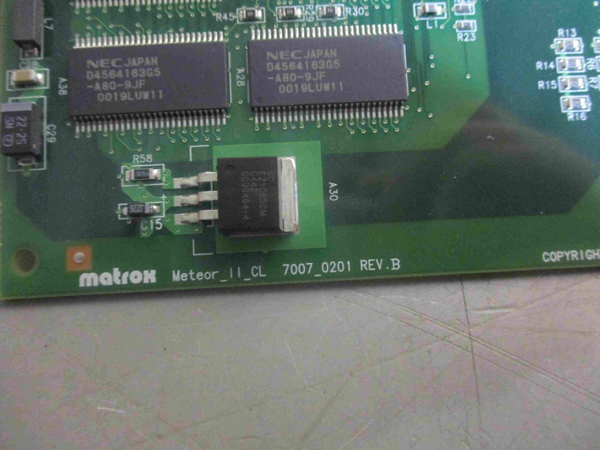 中古 MATROX METEOR II-CL 7007-0201 REV.B METEOR2-CL/32 (CAPR60326B161)_画像5