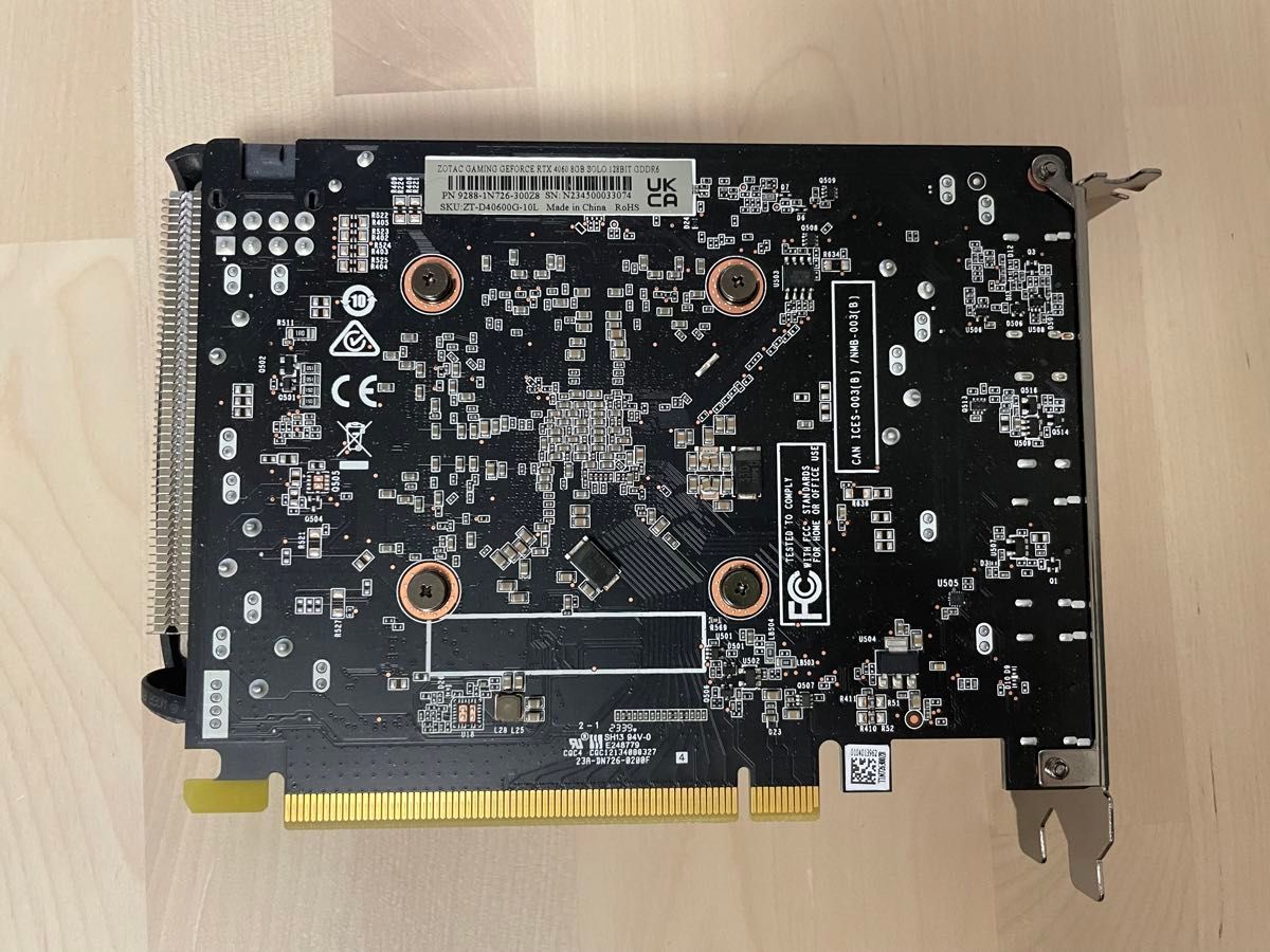 ZOTAC GAMING GeForce RTX 4060 8GB SOLO|Yahoo!フリマ(旧 ZOTAC GAMING GeForce RTX 4060 8GB SOLO|Yahoo!フリマ(旧