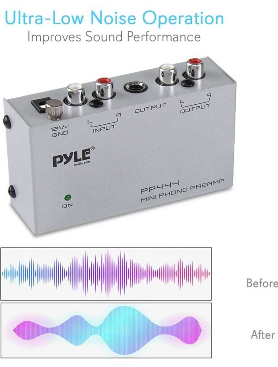 PYLE USA PP444 phono equalizer record player 