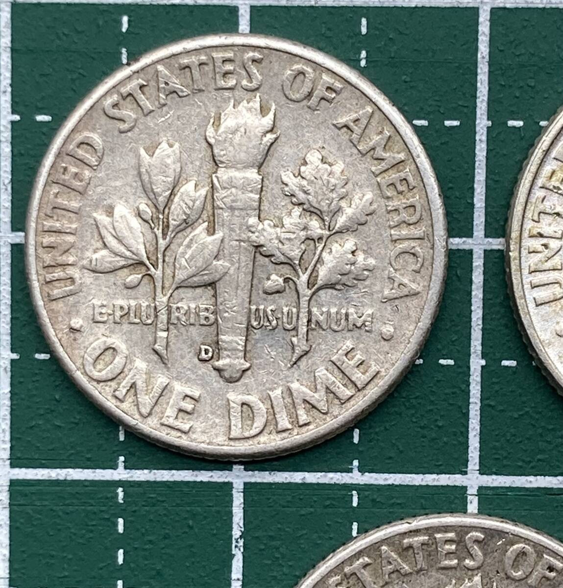 【銀貨】ワンダイム 5枚(D)1959 1960 1961 1963 1964 各1枚 LIBERTY UNITED STATES OF AMERICA ONE DIME（10セント）_画像4