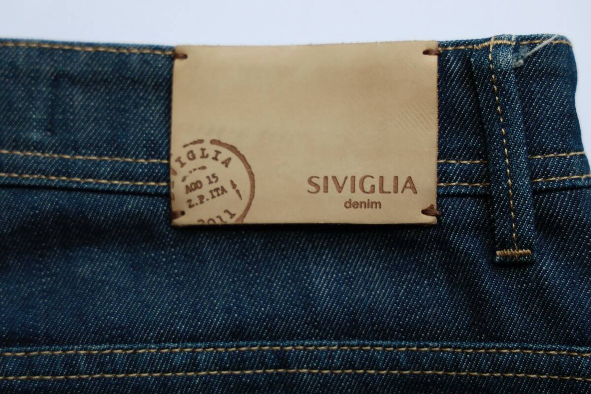 SIVIGLIA ◆ デニムパンツ ◆ サイズ：３２【古着】_パッチレザー