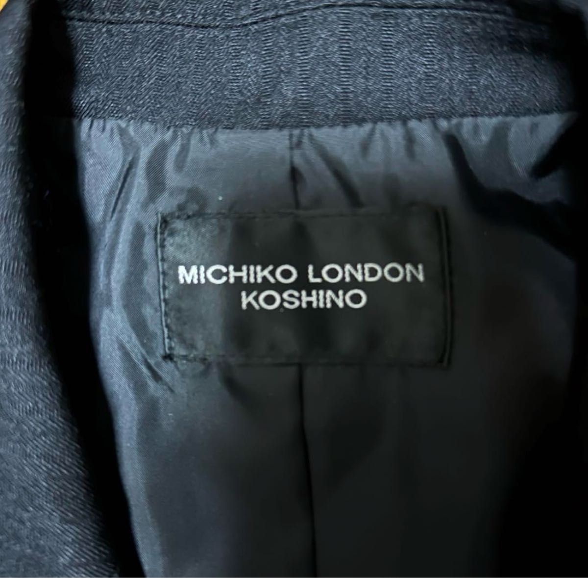 【美品】MICHIKO LONDON KOSHINO フォーマルスーツ 165A セットアップ 黒