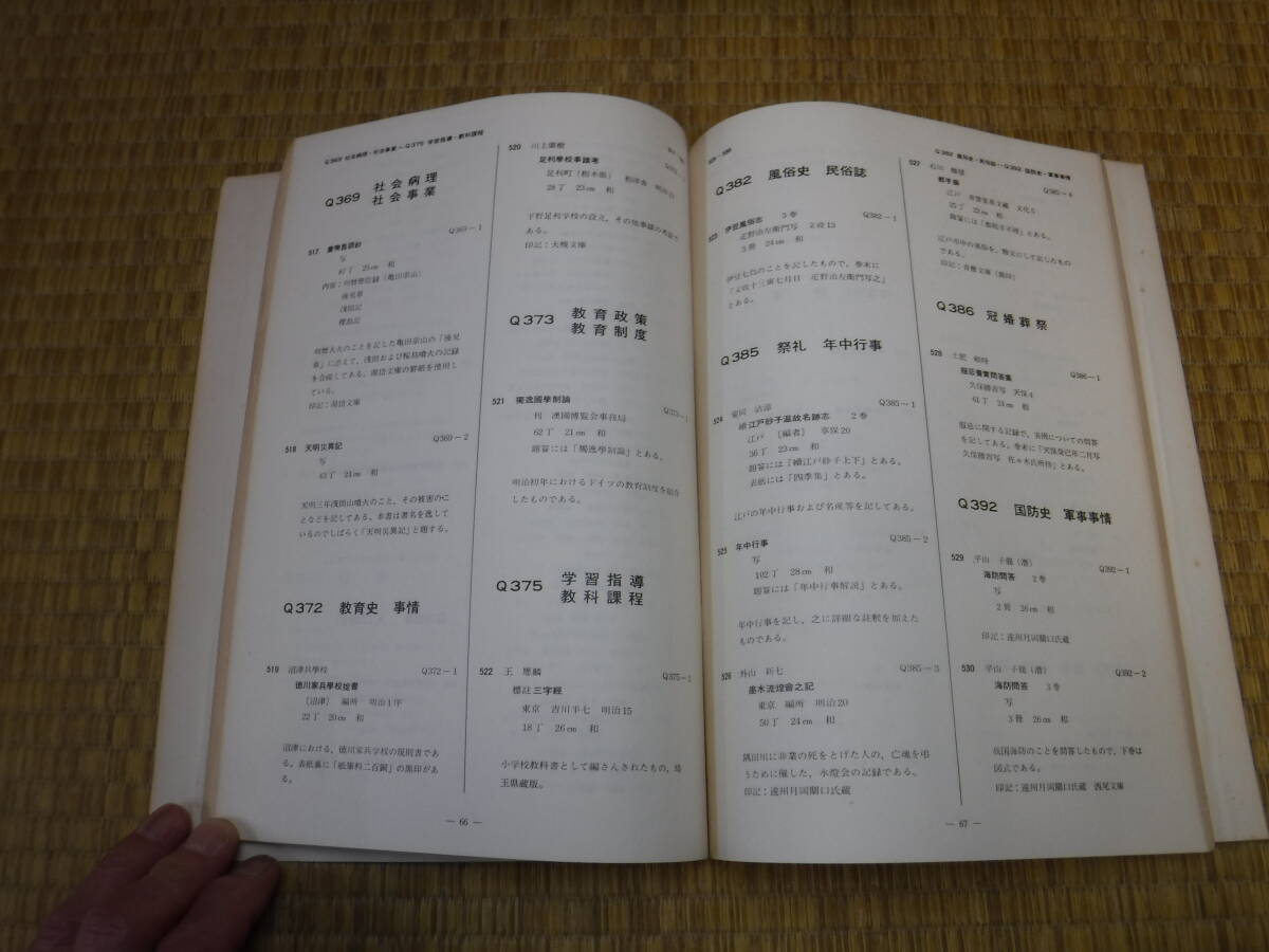 静岡県立中央図書館葵文庫　久能文庫目録　昭和44年3月25日　_画像8