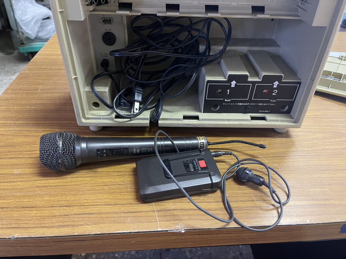 TOA ワイヤレスアンプ ポータブルアンプ WA-652C 実働品 売切り TOA ワイヤレスアンプ ポータブルアンプ WA-652C 実働品 売切り
