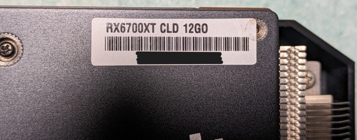 ASRock Radeon RX 6700 XT Challenger D 12GB OC　動作品