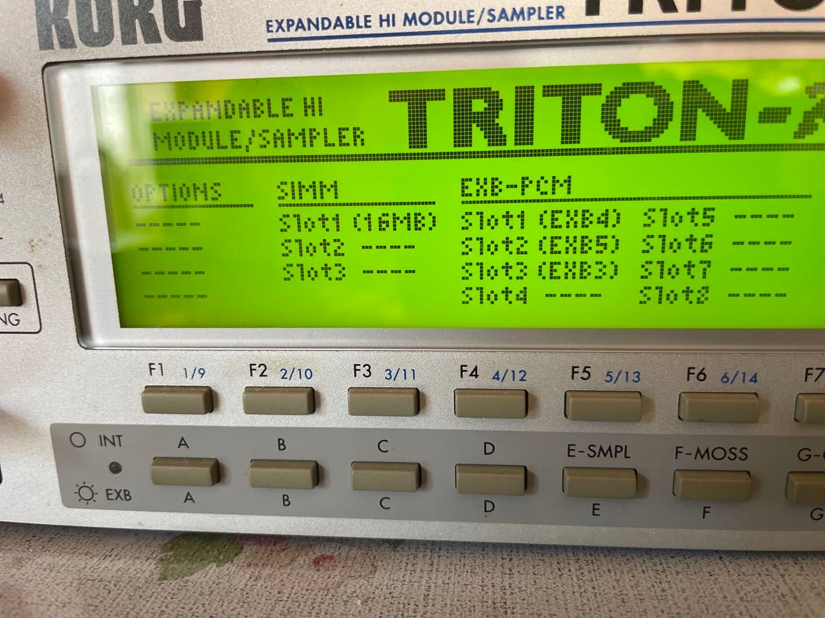 korg triton rack 拡張ボード付き 音源モジュール