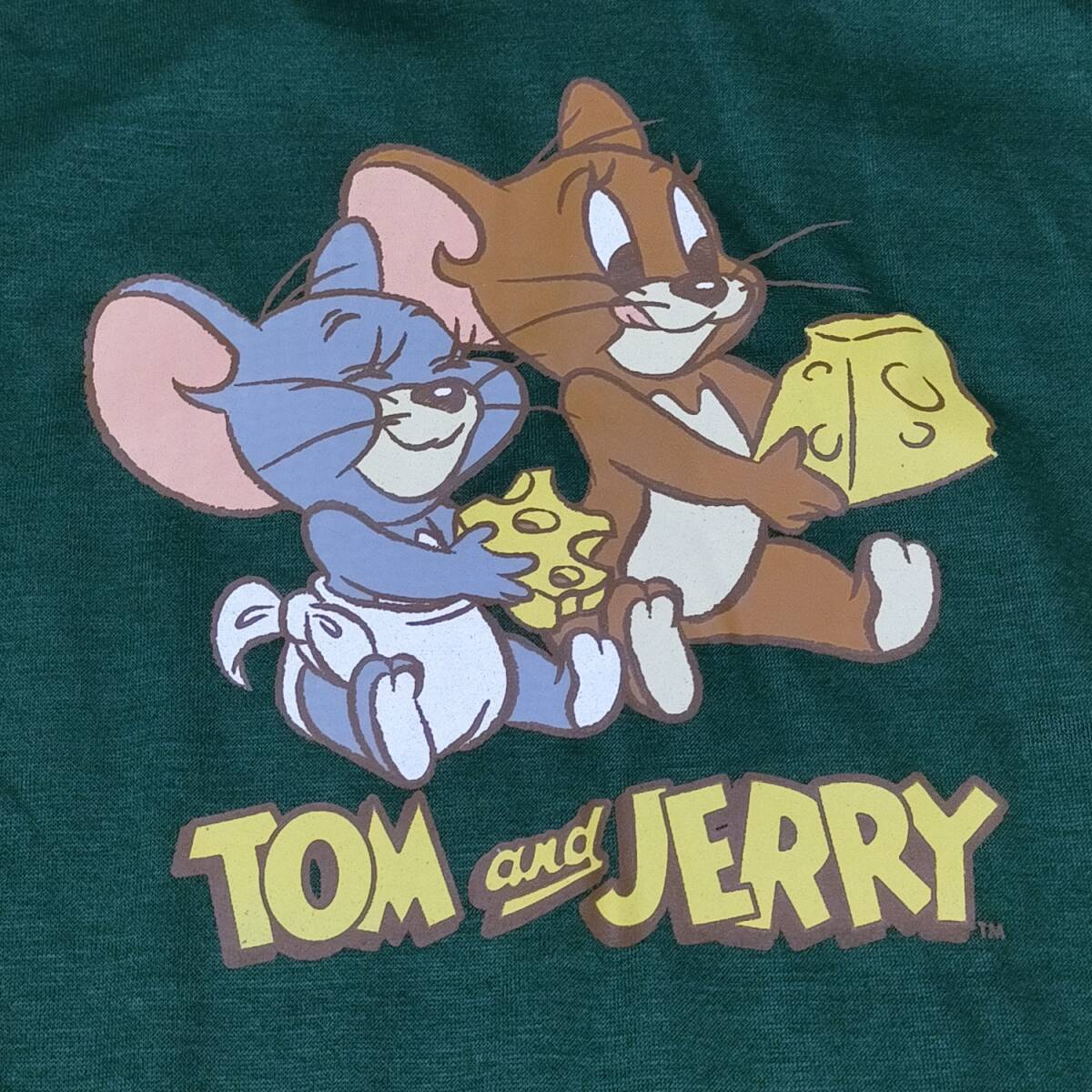 【Mサイズ】トムとジェリー タフィ フード付きTシャツ_画像3