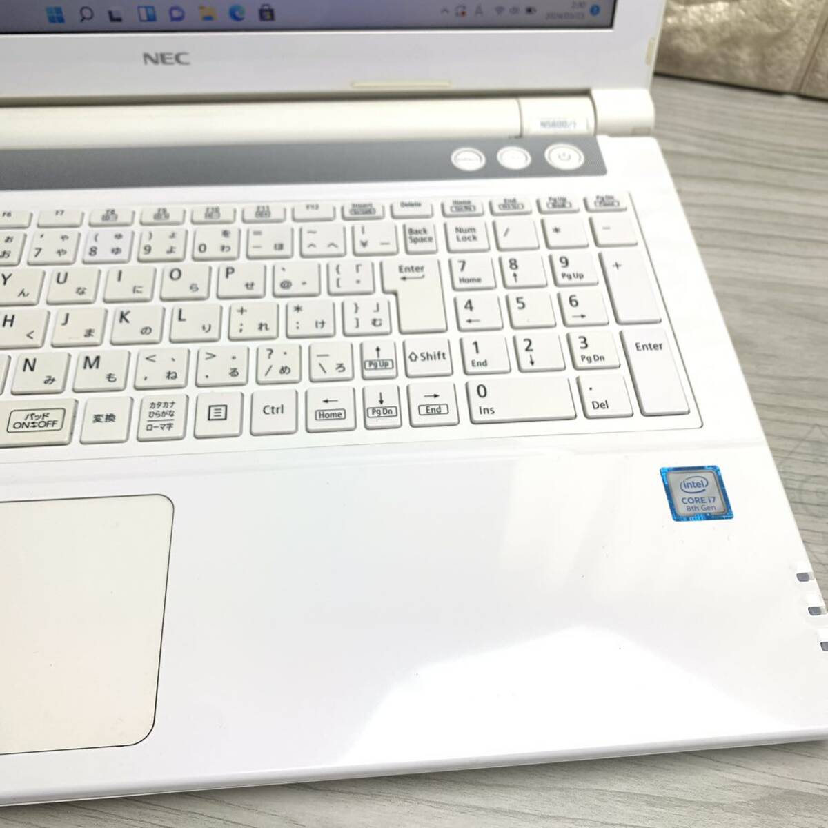 第8世代 Core i7-8550U 新品SSD512GB メモリ12GB NEC LAVIE NS600JAW カメラ WIN11 office2019の画像6