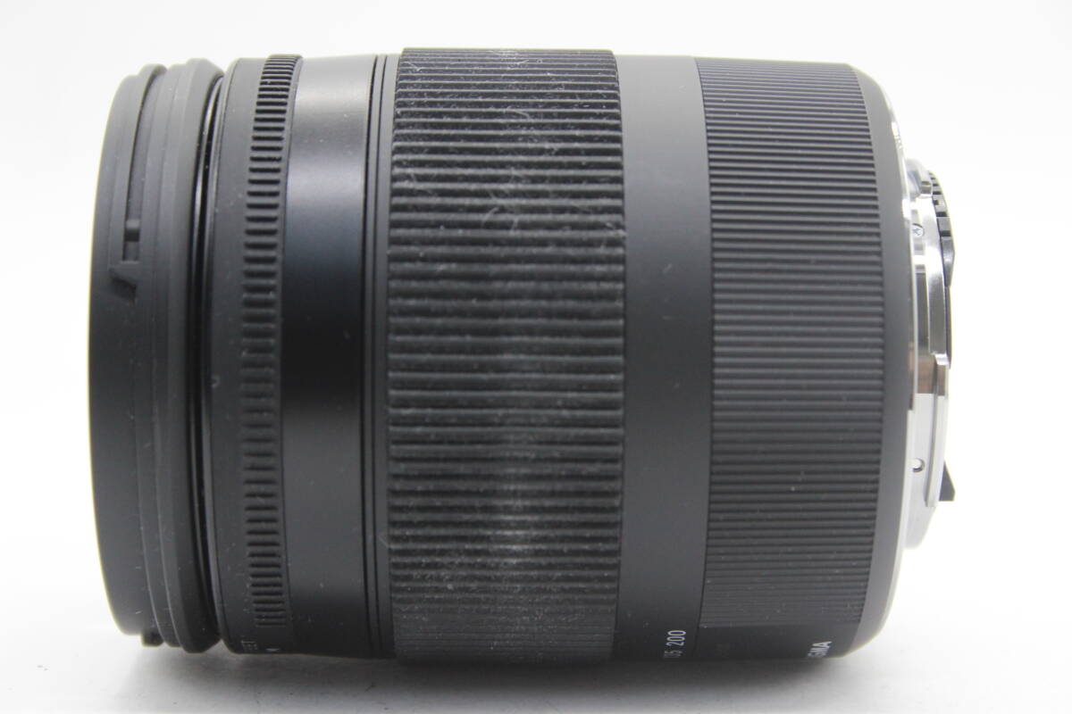 【美品 返品保証】 【元箱付き】シグマ Sigma 18-200mm F3.5-6.3 DC 前後キャップ付き レンズ s7675の画像4