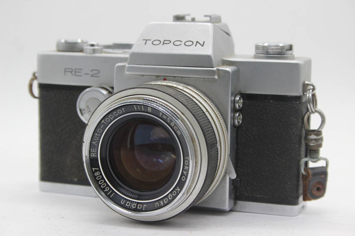 【訳あり品】 トプコン Topcon RE-2 東京光学 RE.Auto-Topcor 5.8cm F1.8 ボディレンズセット s7710