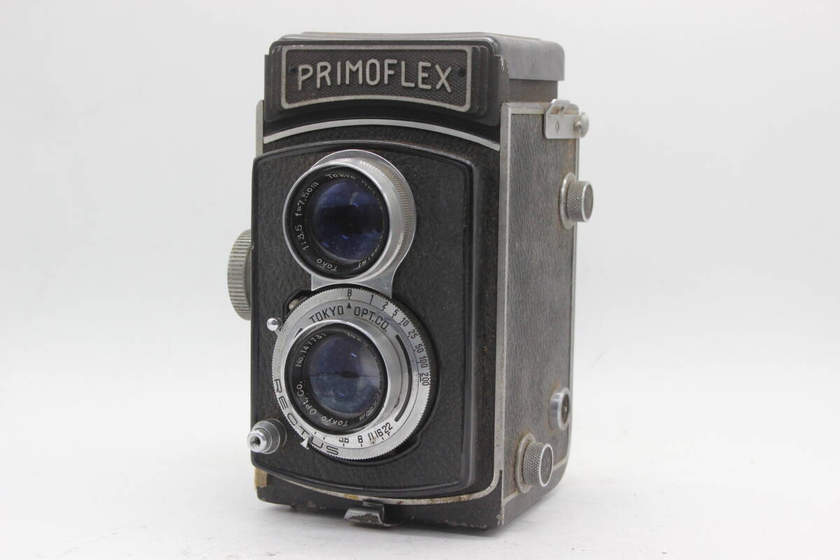 【訳あり品】 Primoflex Toko 7.5cm F3.5 二眼カメラ s7745_画像1