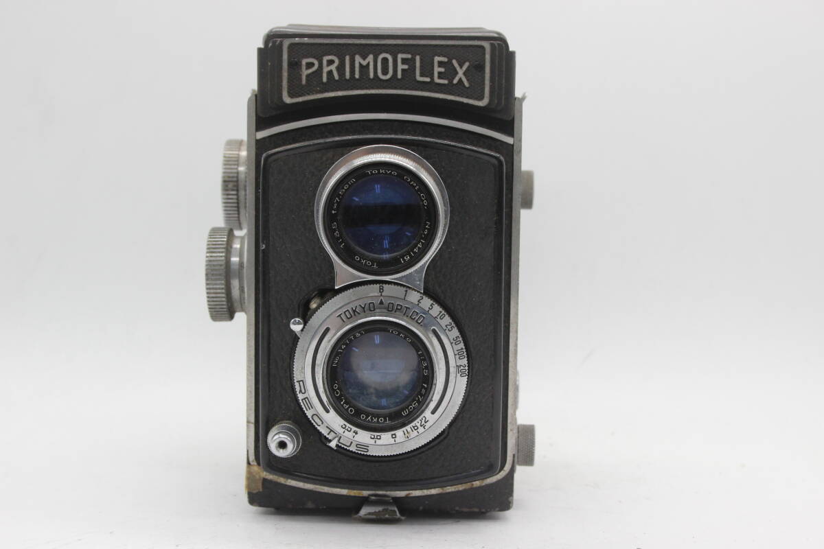 【訳あり品】 Primoflex Toko 7.5cm F3.5 二眼カメラ s7745_画像2