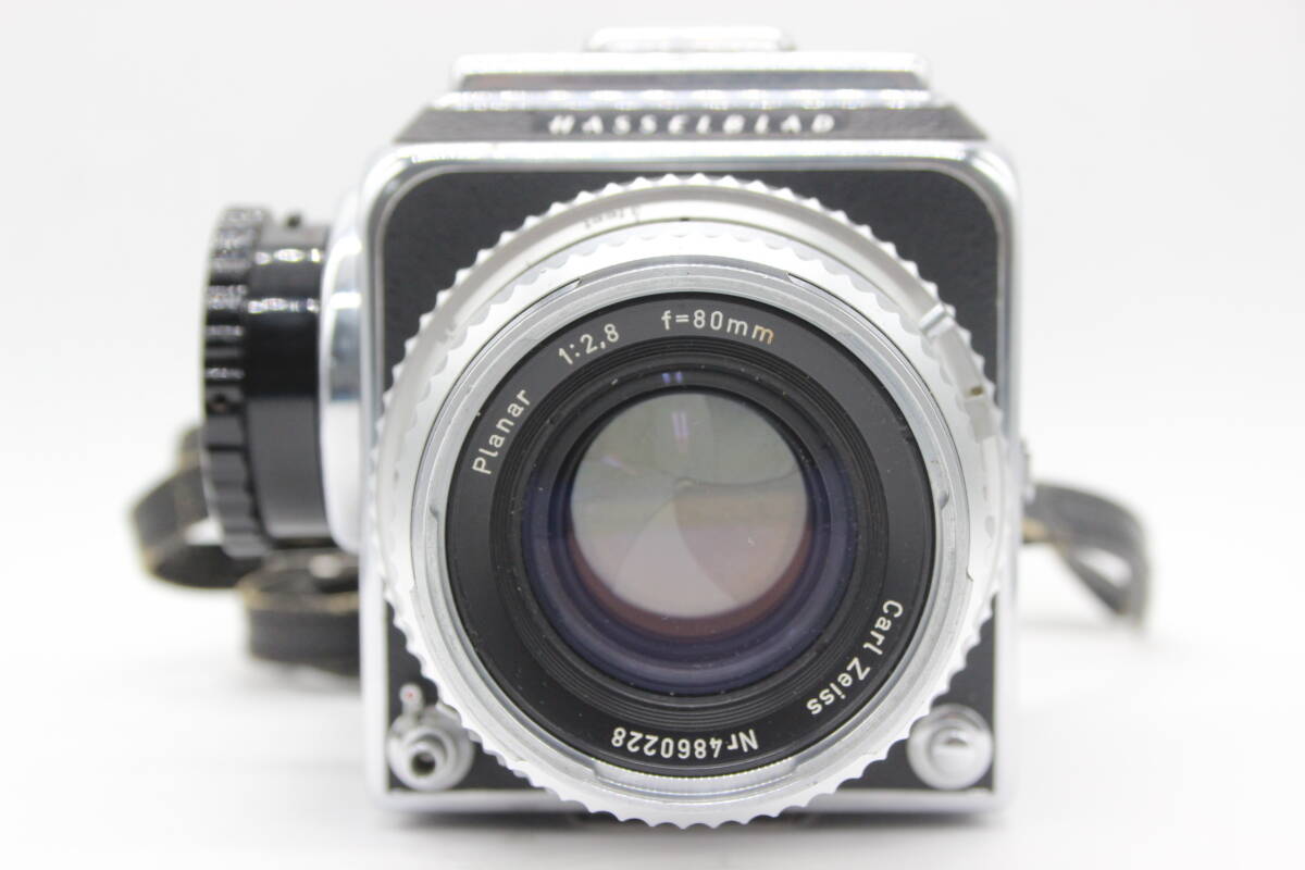【訳あり品】 ハッセルブラッド Hasselblad 500c Planar 80mm F2.8 中判カメラ s7765の画像2
