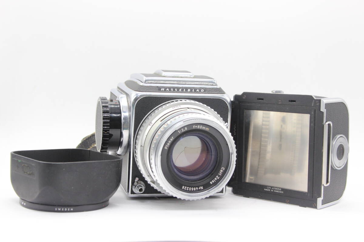 【訳あり品】 ハッセルブラッド Hasselblad 500c Planar 80mm F2.8 中判カメラ s7765
