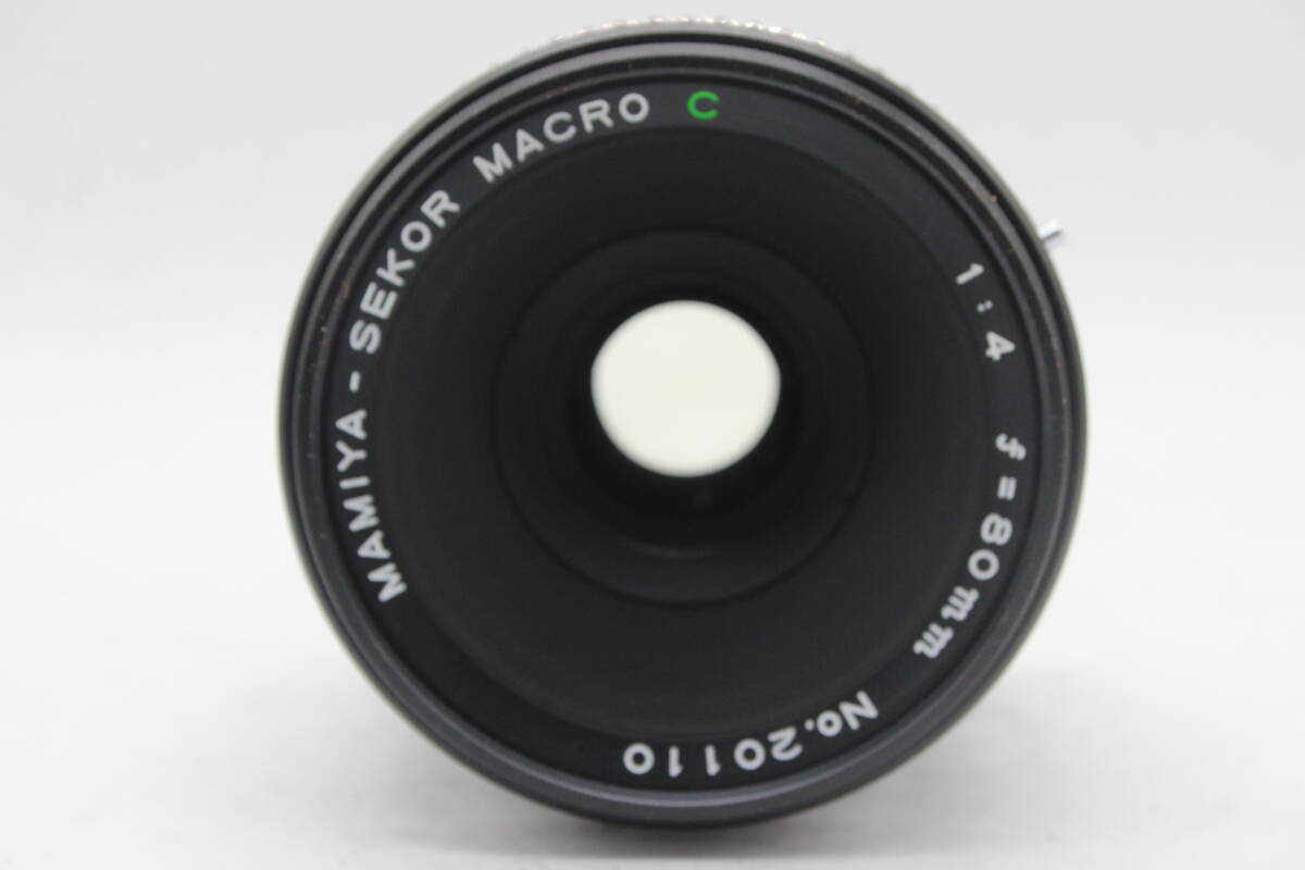 外観美品】 マミヤ Mamiya-Sekor Macro C 80mm F4 中判 レンズ 外観美品】 マミヤ Mamiya-Sekor Macro C 80mm F4 中判 レンズ