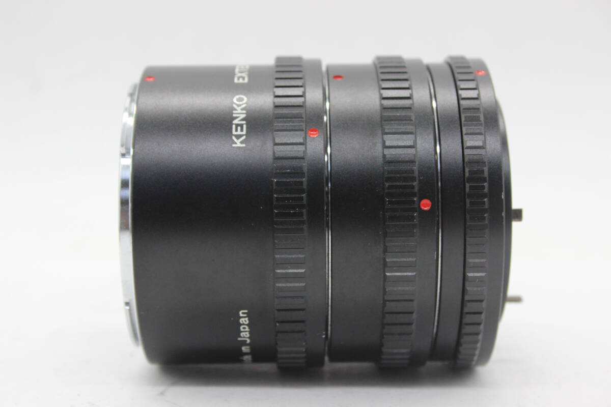 【美品 返品保証】 ケンコー Kenko Extension Tube CFE 36mm 20mm 12mm キャノン FDマウント エクステンションチューブ s7799