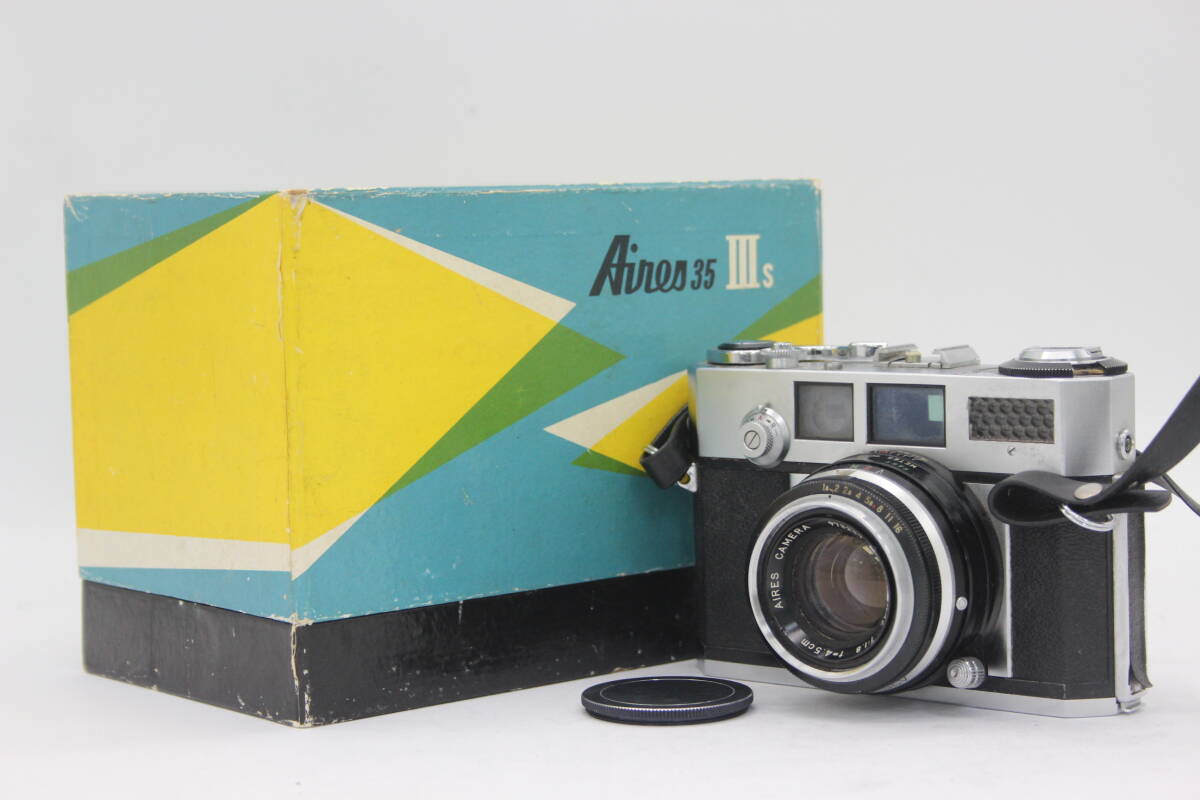 【訳あり品】 【元箱付き】Aires 35 IIIs H Coral 4.5cm F1.8 カメラ s7800_画像1