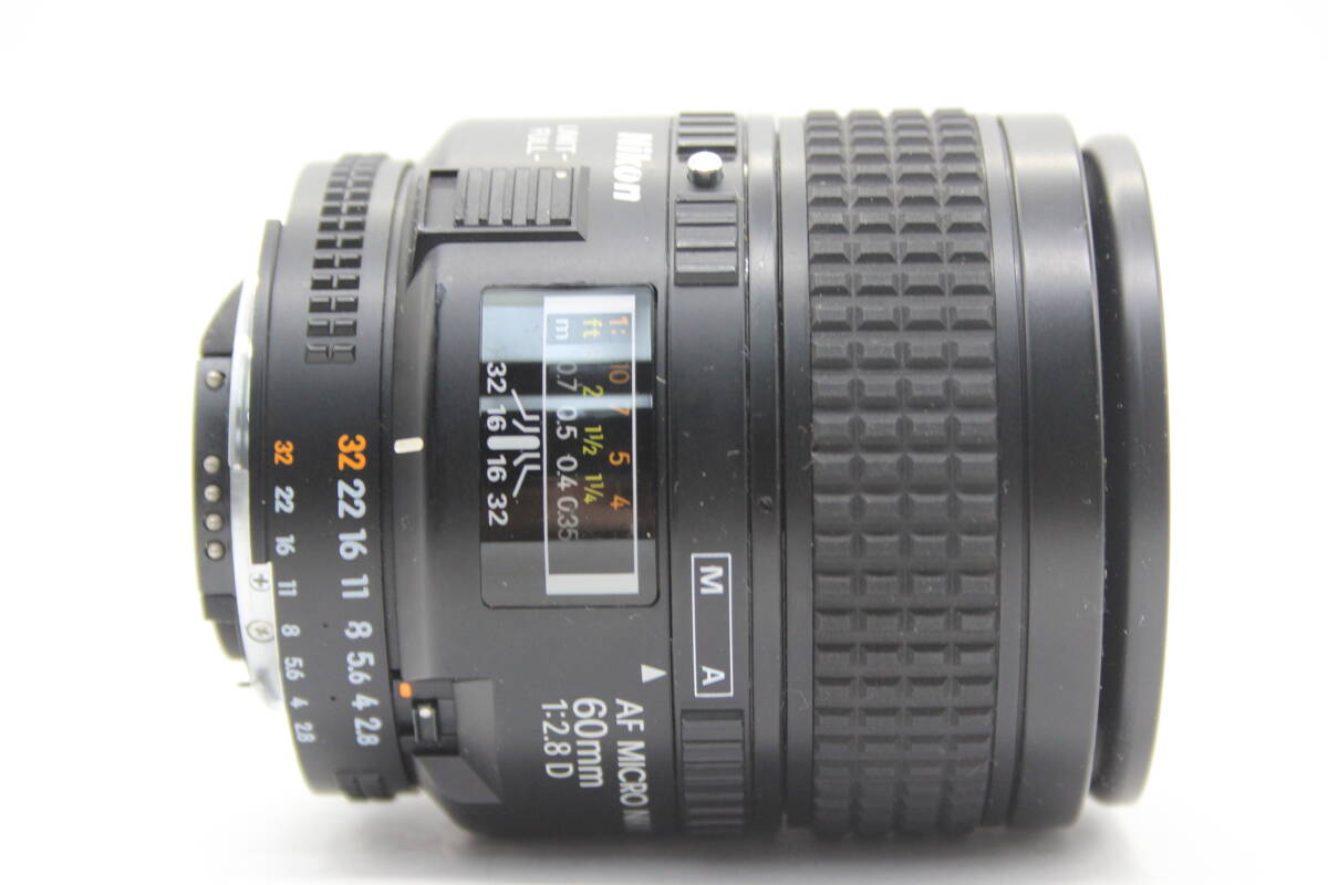 【返品保証】 ニコン Nikon AF Micro Nikkor 60mm F2.8 D レンズ s7828_画像3