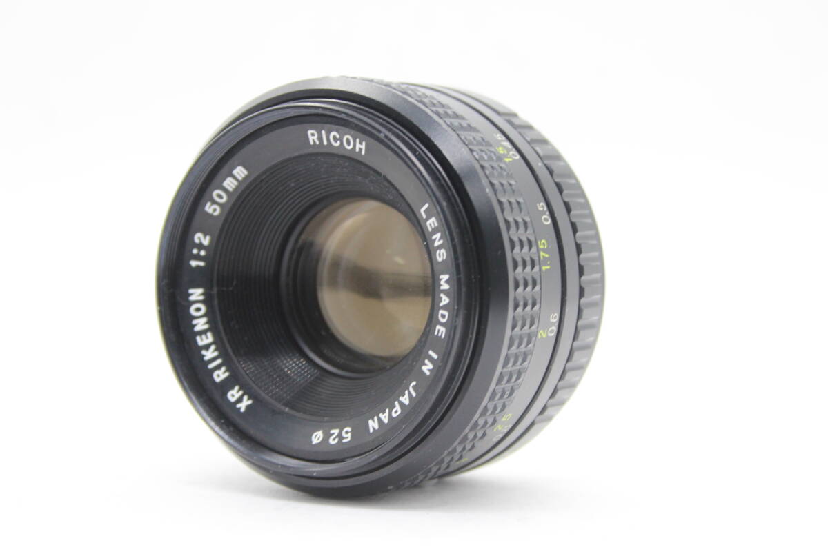 【返品保証】 【和製ズミクロン】リコー Ricoh XR RIKENON 50mm F2 レンズ s7830_画像1