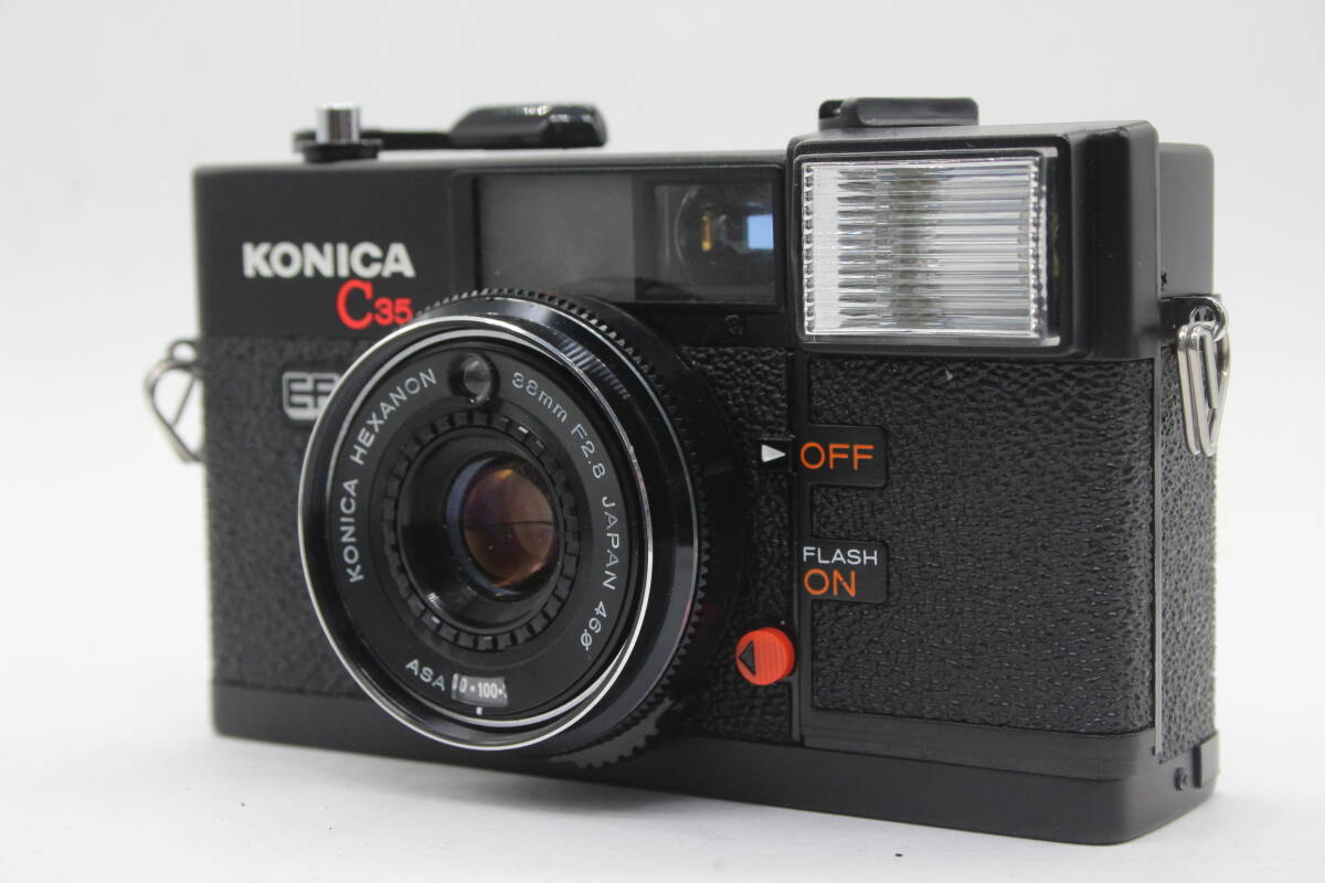 【返品保証】 コニカ Konica C35 EF Hexanon 38mm F2.8 コンパクトカメラ s7993の画像1