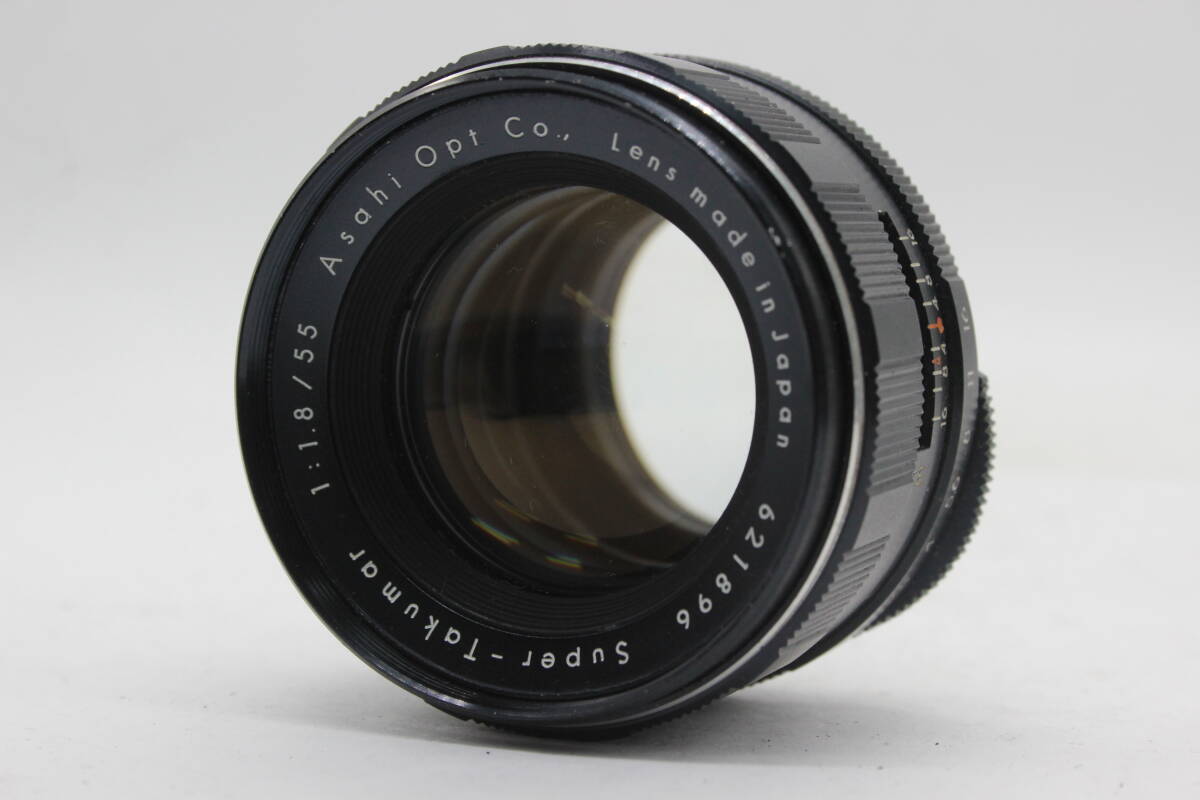 【返品保証】 ペンタックス Pentax Super-Takumar 55mm F1.8 前期型 M42マウント レンズ s8052