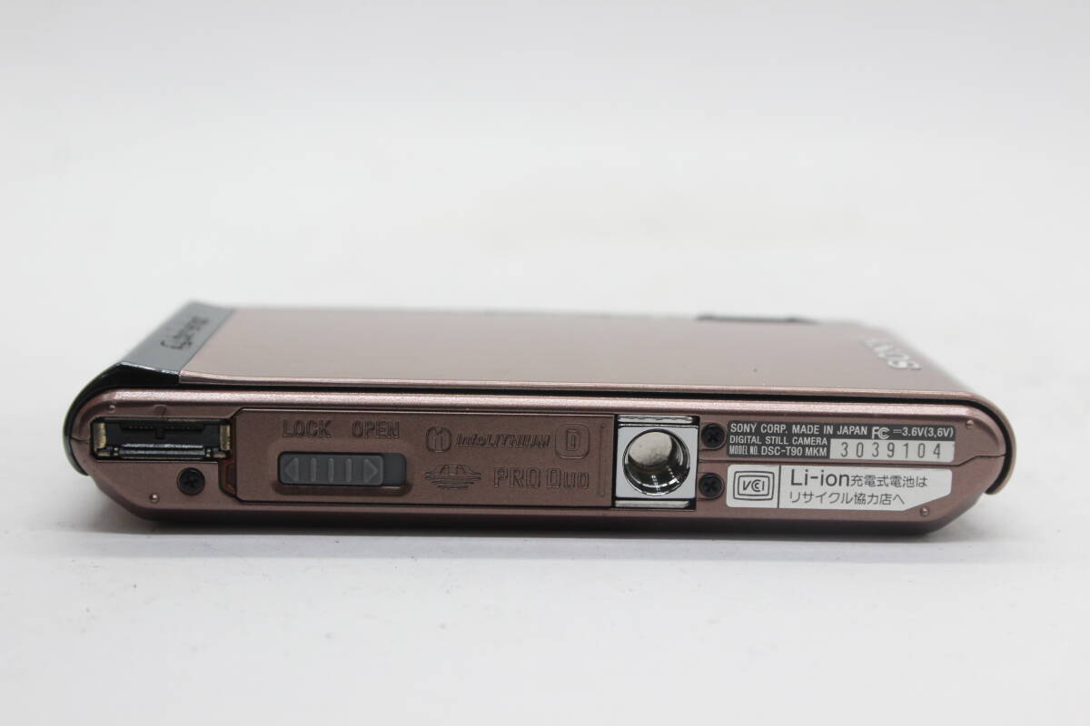 【美品 返品保証】 ソニー SONY Cyber-shot DSC-T90 4x バッテリー付き コンパクトデジタルカメラ s8144_画像7