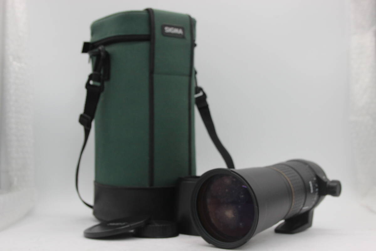 【訳あり品】 シグマ Sigma APO 170-500mm F5-6.3 前後キャップ付き キャノンマウント レンズ s8150