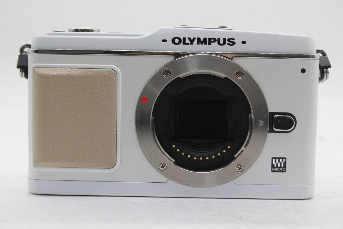 【返品保証】 【元箱付き】オリンパス Olympus PEN E-P1 ホワイト M.ZUIKO DIGITAL 14-42mm F3.5-5.6 付属品多数 ミラーレス一眼 s8155_画像2