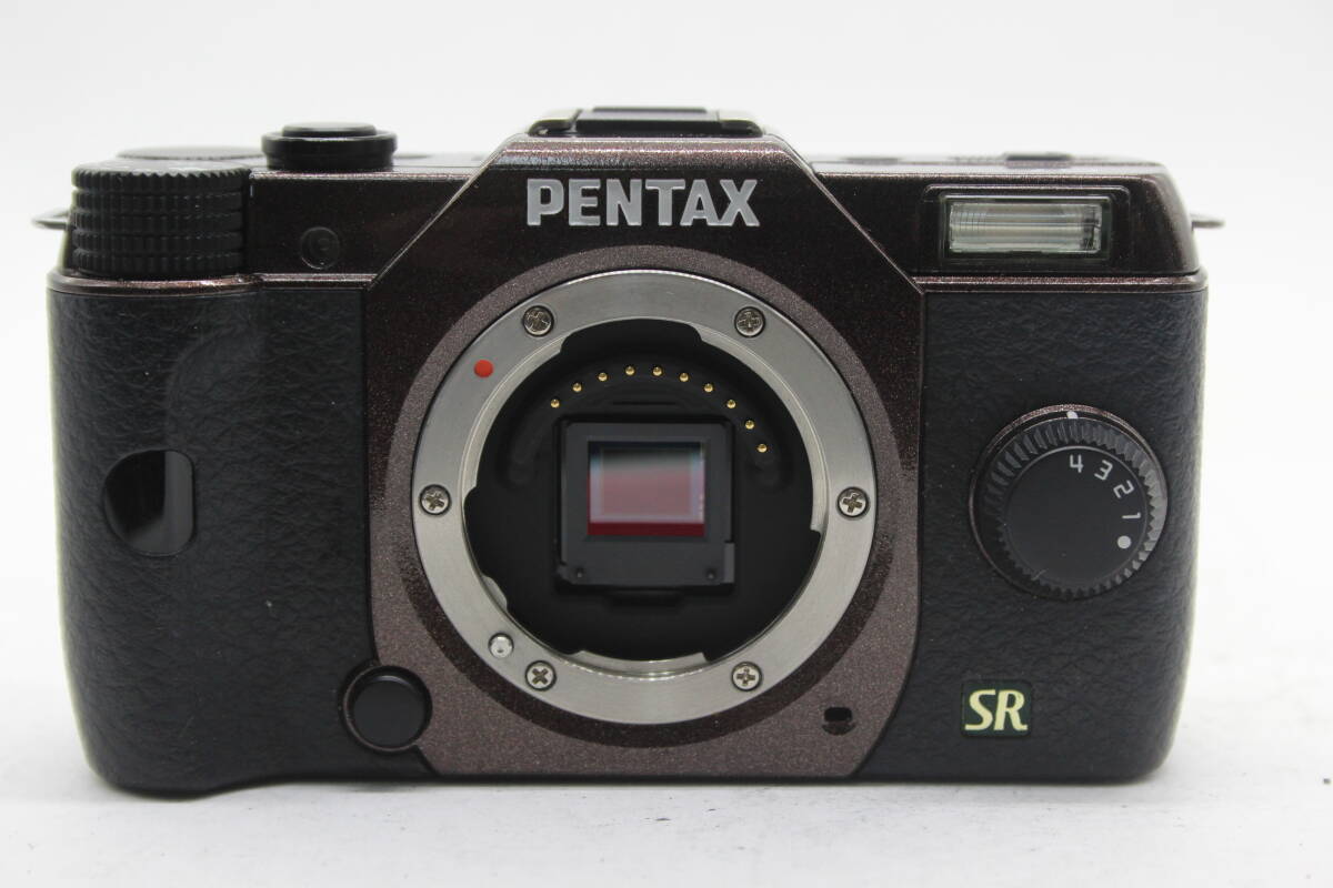【返品保証】 【元箱付き】ペンタックス Pentax Q7 SR ブラウン 5-15mm F2.8-4.5 付属品多数 ミラーレス一眼 s8156_画像2