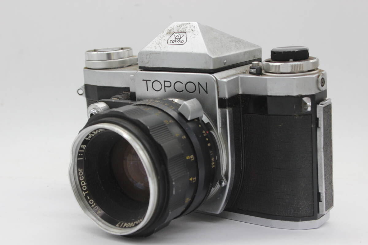 【訳あり品】 トプコン TOPCON Auto-Topcor 5.8cm F1.8 ボディレンズセット s8436の画像1