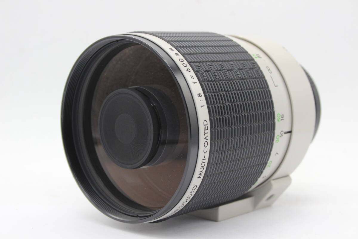 【返品保証】 シグマ Sigma MIRROR-TELEPHOTO MULTI-COATED 600mm F8 キャノンマウント ミラーレンズ s8548
