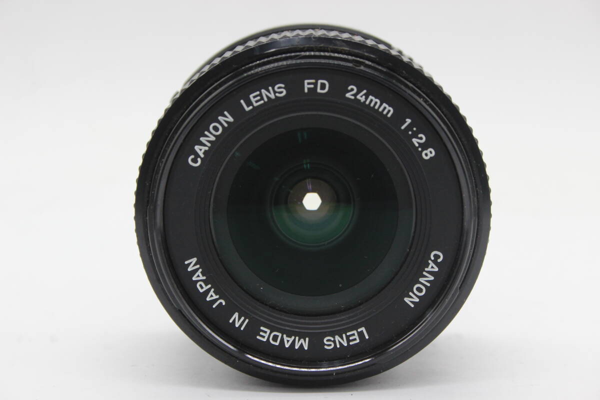 【返品保証】 キャノン Canon NEW FD 24mm F2.8 レンズ s8556_画像2