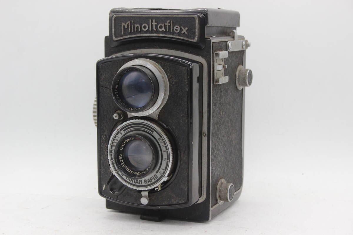 【訳あり品】 ミノルタ Minoltaflex Chiyoko Rokkor 75mm F3.5 二眼カメラ s8585_画像1