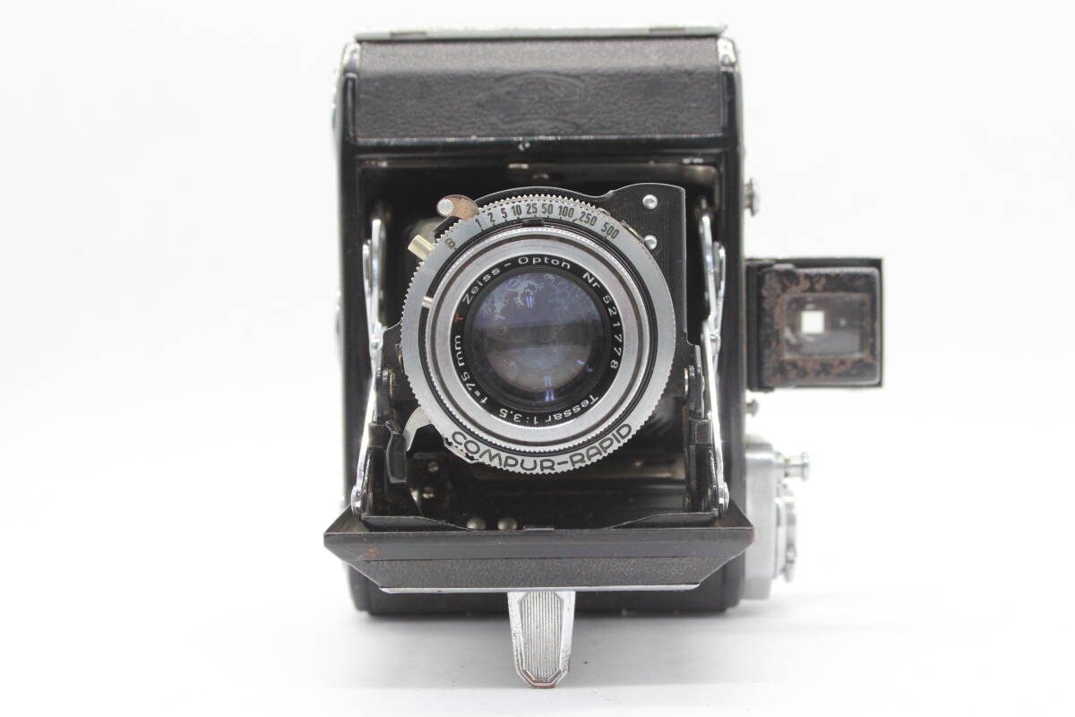 【訳あり品】 ツァイスイコン Zeiss Ikon Ikonta 521 T Zeiss-Opton Tessar 75mm F3.5 蛇腹カメラ s8672_画像2