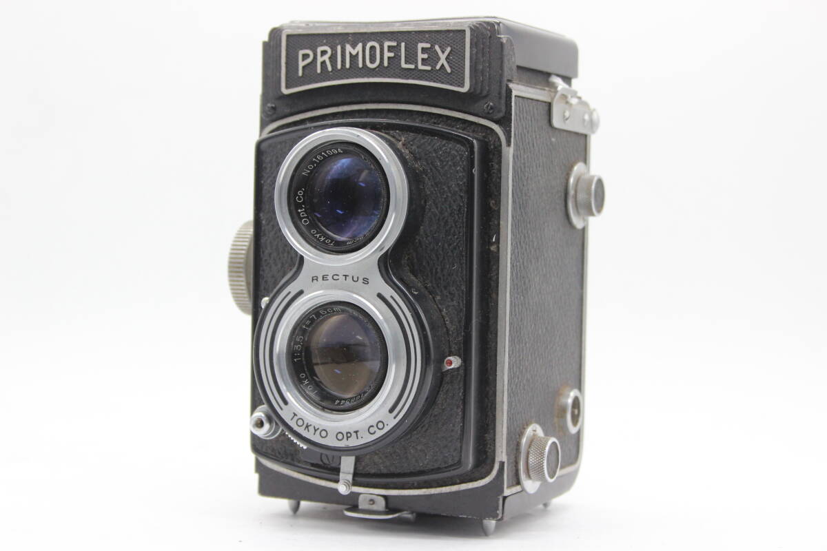 【訳あり品】 PRIMOFLEX Toko 7.5cm F3.5 二眼カメラ s8710_画像1