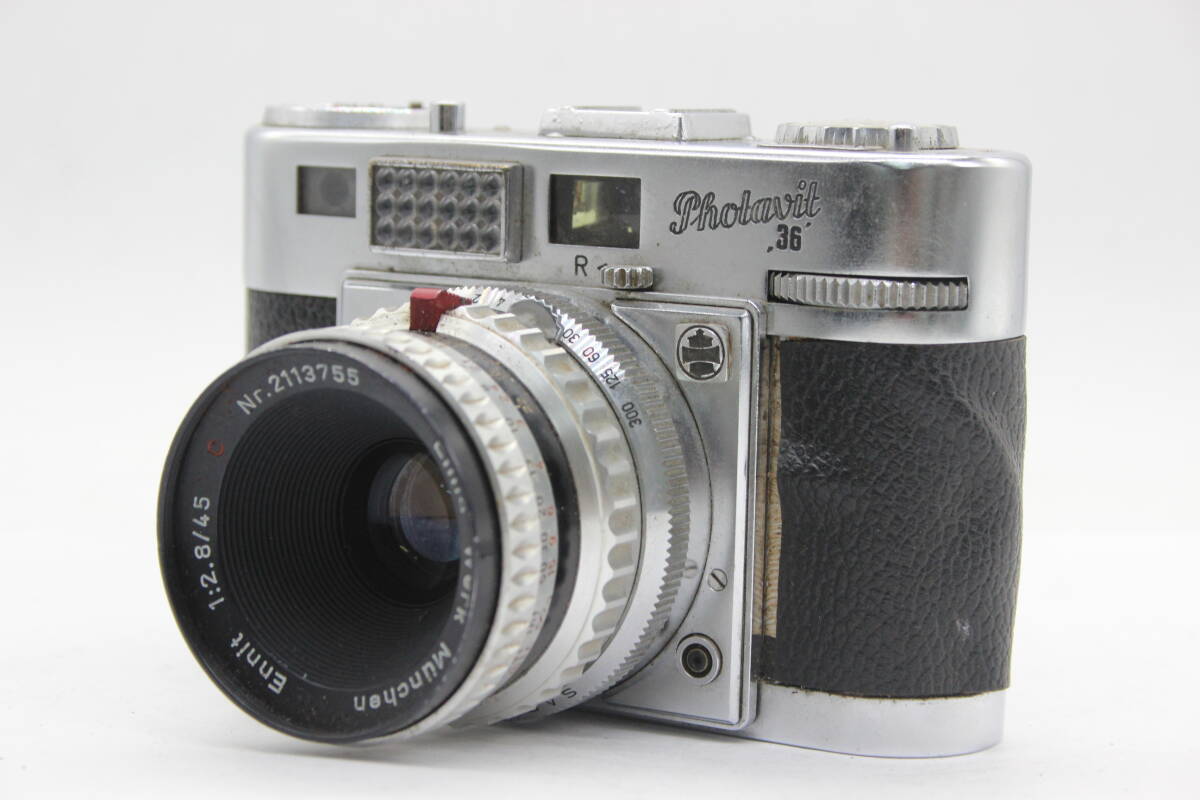 【訳あり品】 Photavit 36 Enna Werk Munchen Ennit C 45mm F2.8 カメラ s8728_画像1