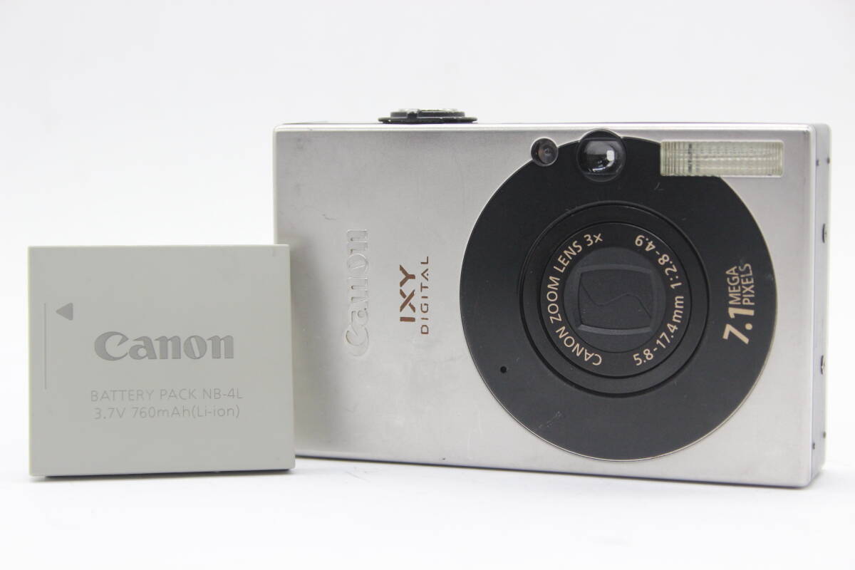 【返品保証】 キャノン Canon IXY Digital 10 AiAF 3x バッテリー付き コンパクトデジタルカメラ s9004_画像1