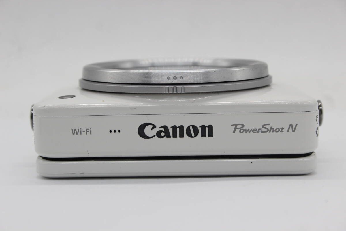 【返品保証】 キャノン Canon PowerShot N ホワイト 8x IS バッテリー付き コンパクトデジタルカメラ s9007の画像6