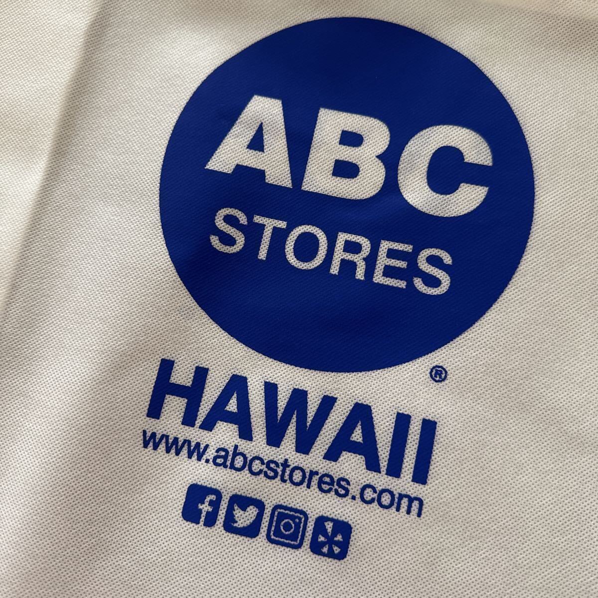 HAWAII ABC STORES エコバッグ 大・小サイズ 2枚セット ABCストア オリジナル ショッパー トートバッグ ショッピングバッグ オシャレ 新品の画像8