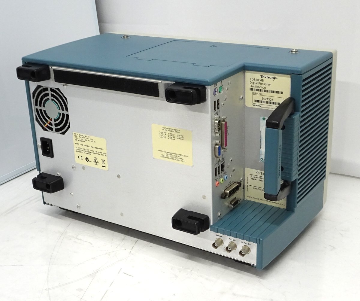 Tektronix TDS5034B 350MHz・5GS/s 4chデジタルオシロスコープ 【中古/未校正/計測可/現状品】#401527の画像6