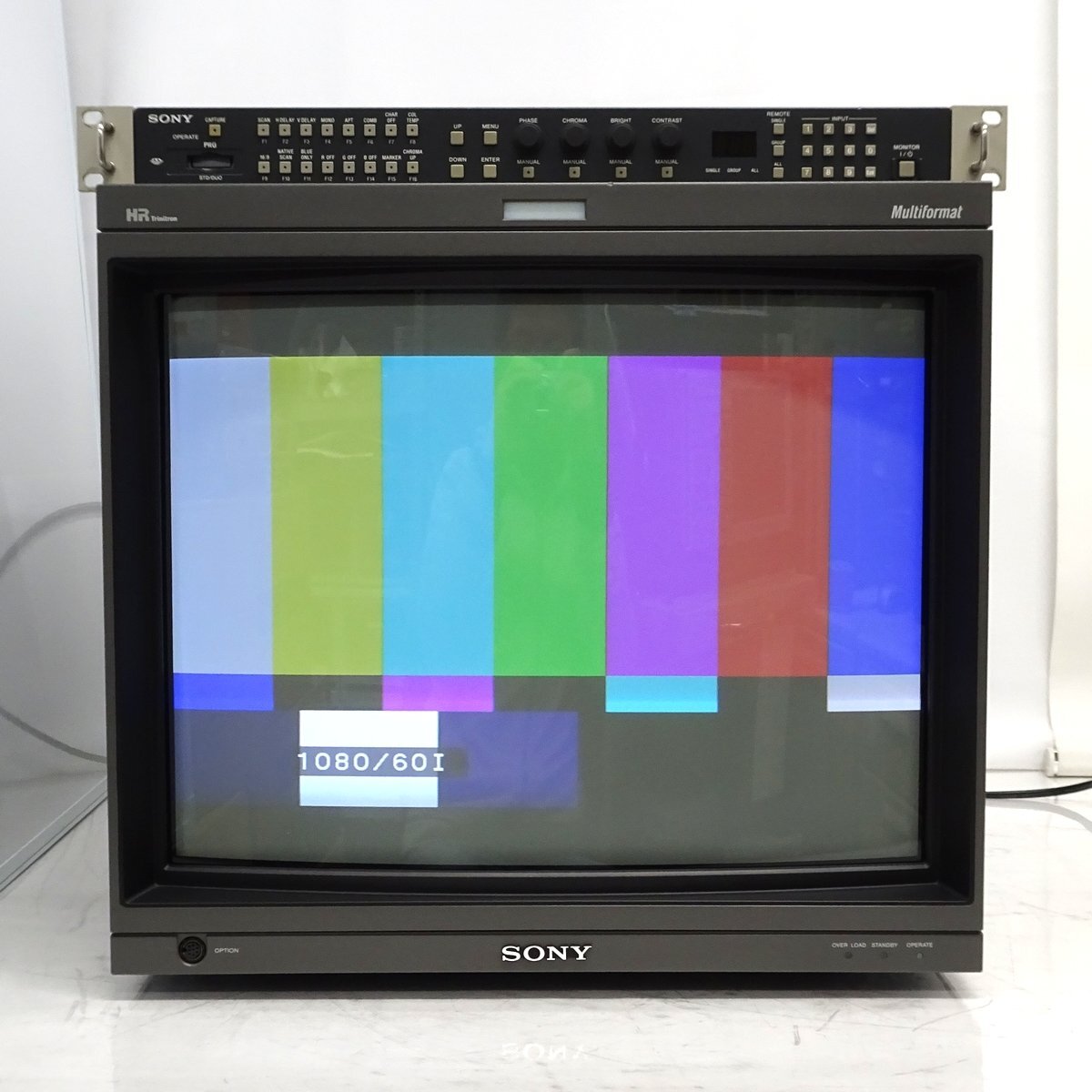 SONY BVM-A20F1M 20型マスターモニター BKM-16R付き（62HD HD-SDI/61D D1-SDI&コンポジット）【中古/ヤケなし/動作品】#3903131W_画像1