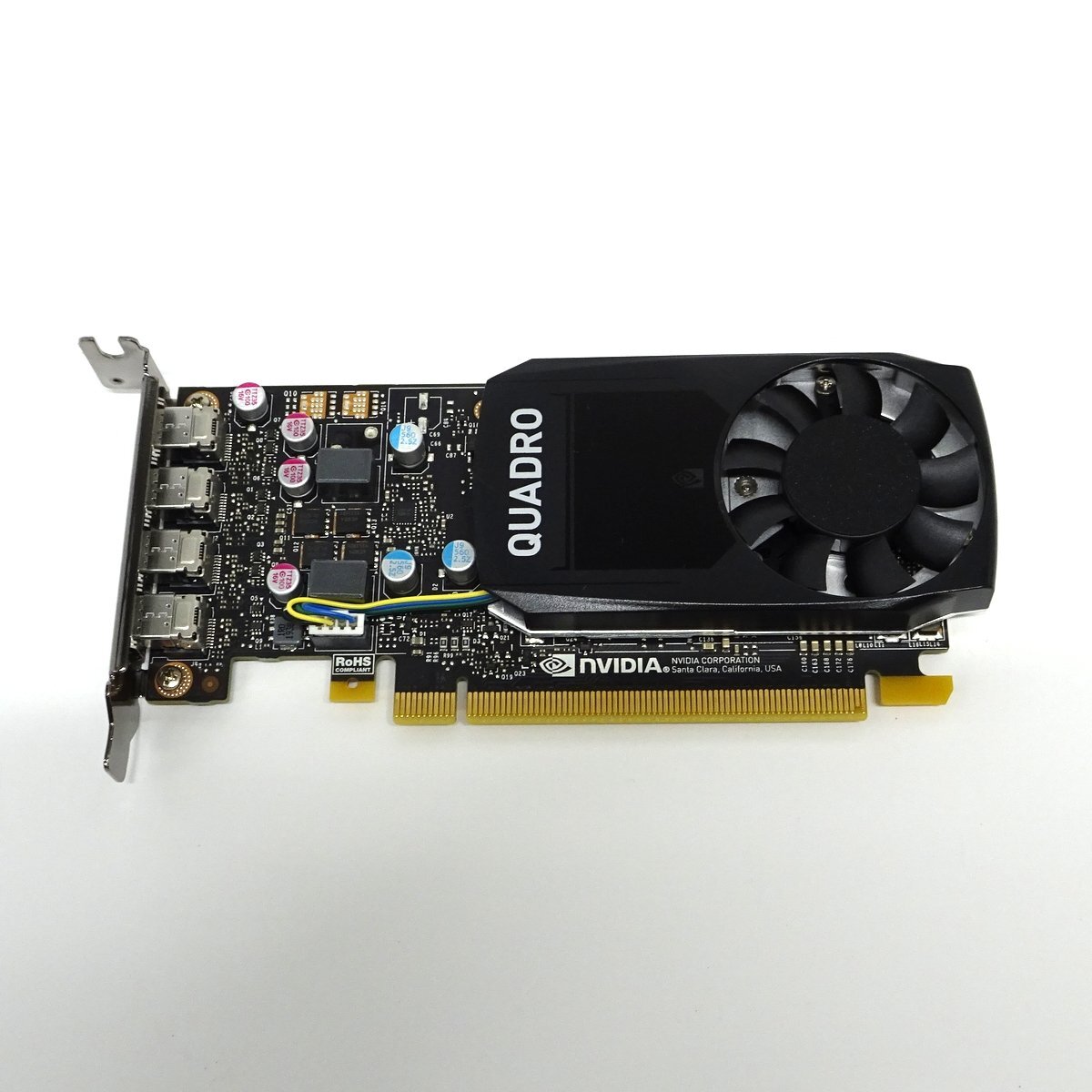 ELSA NVIDIA Quadro P620 グラフィックボード（ロープロファイル/miniDisplay*4ポート）【中古/動作品】#401453-401454_画像1