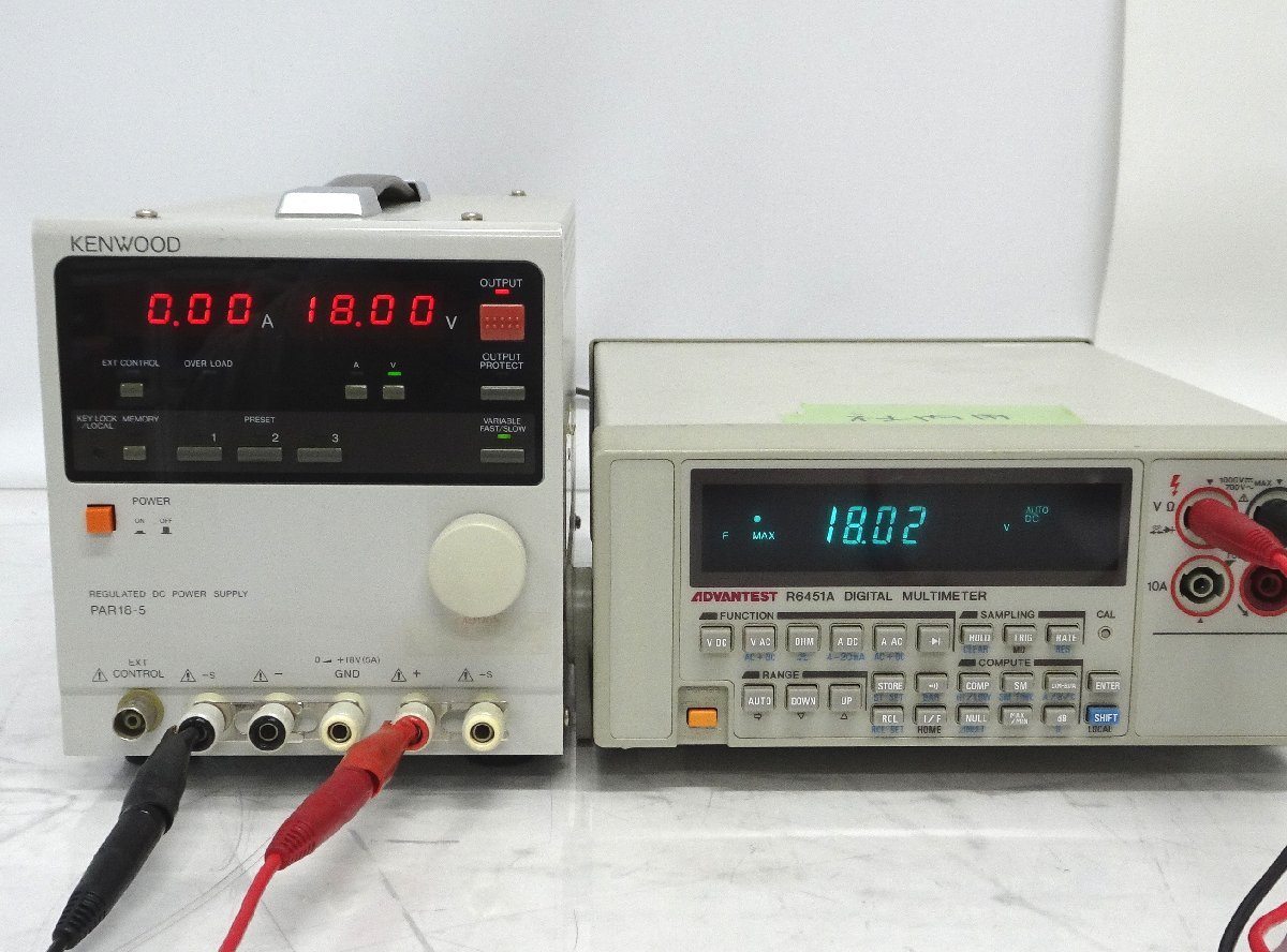 ケンウッド/KENWOOD PAR18-5 直流安定化電源(0~18V×0~5A ケンウッド/KENWOOD PAR18-5 直流安定化電源(0~18V×0~5A